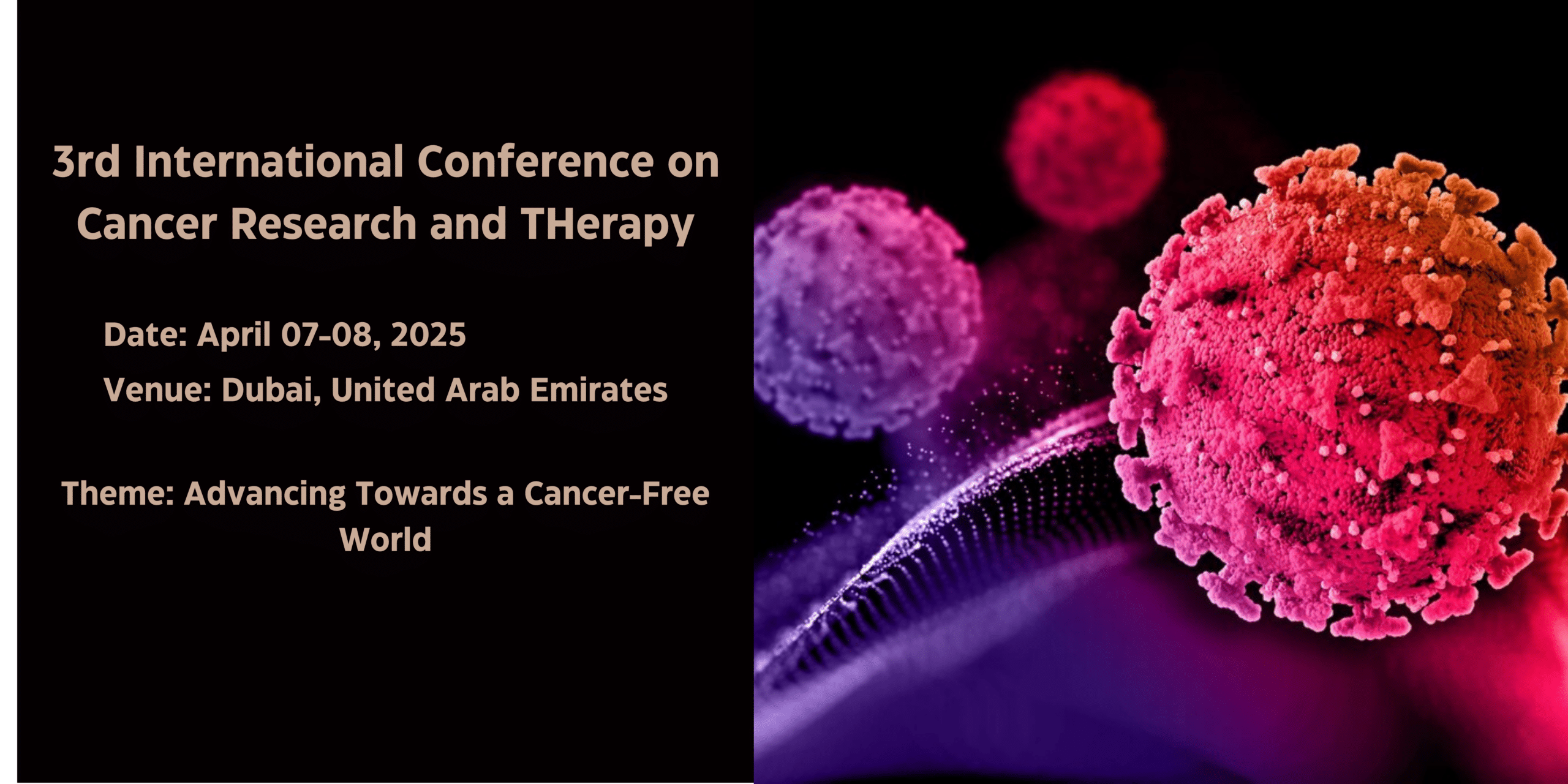 3rd International Conference on Cancer Research and Therapy